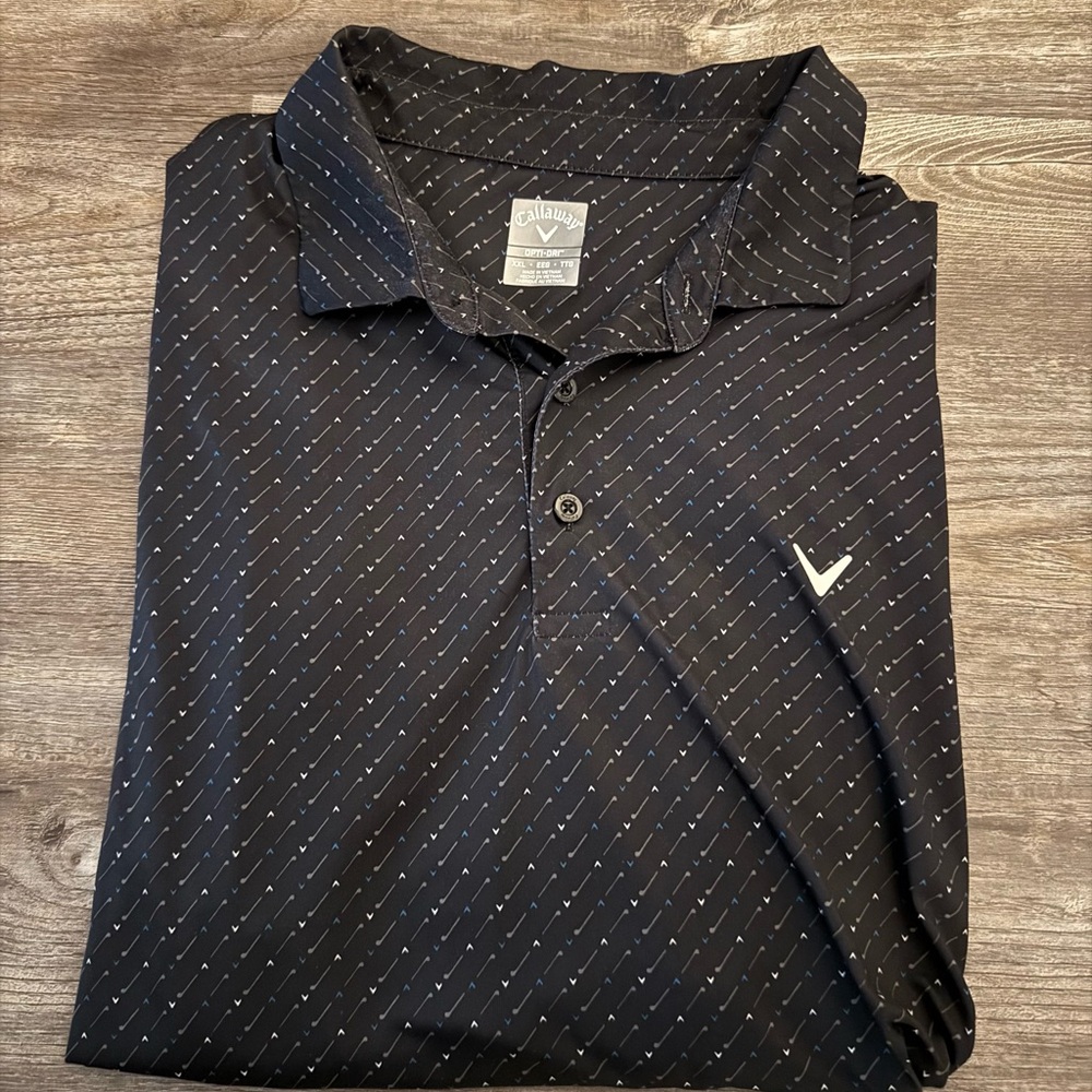 Callaway Men's Polo Shirt duo - Black, and Navy